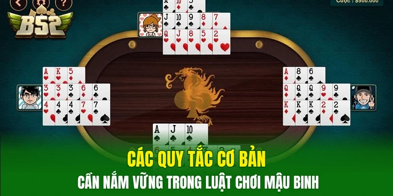 Các quy tắc cơ bản cần nắm vững trong Luật chơi Mậu binh