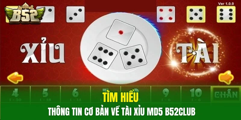 Tìm hiểu thông tin cơ bản về tài xỉu MD5 B52club